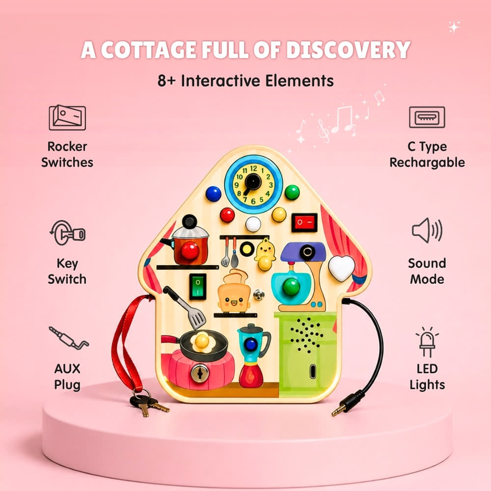 A cottage full of discovery — 8+ interactive elements